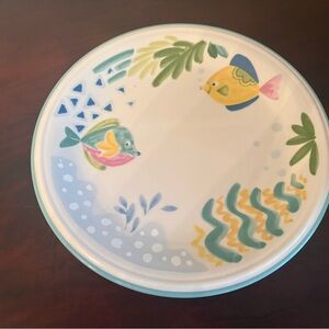 Studio Nova barrier reef, four full sized dinner plates